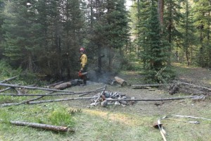 Lightning strike fire!