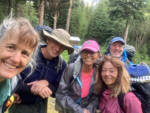 Day 1 - The start. Left to right -&nbsp;Lynnie, Dustin, Barb, Christine, Terry