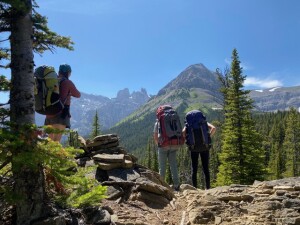 View of The Elevators from the head of Cache Creek&nbsp;