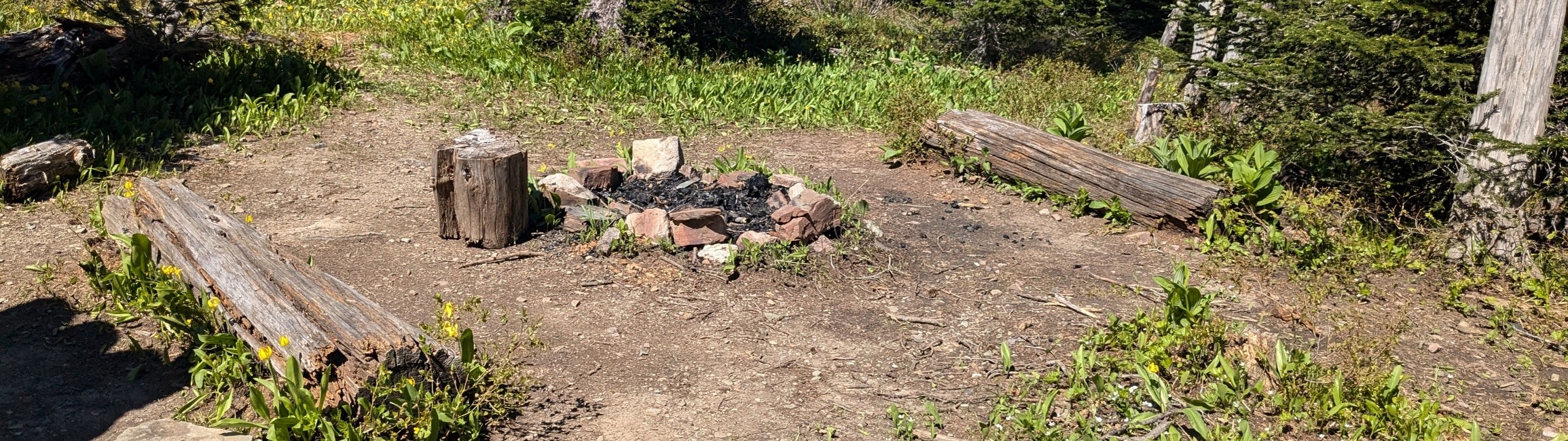 A neat a tidy campsite