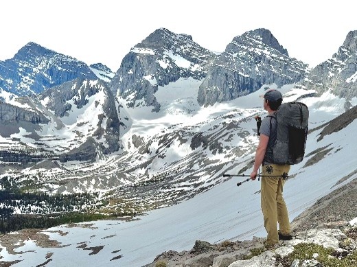 Dan Durston at coral pass