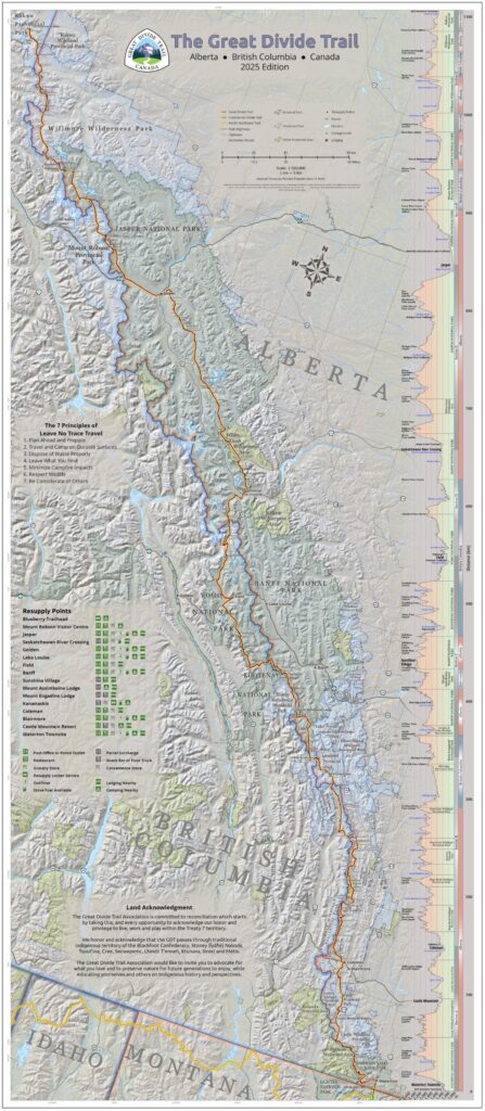 Poster map of the GDT