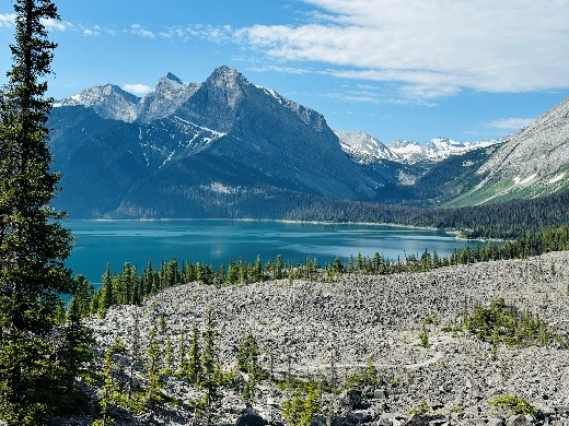 kananaskis lake in section C