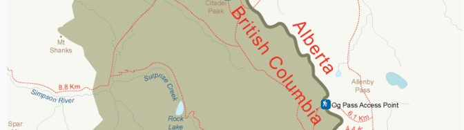 Parks Canada's Reservation System Map