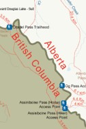 Parks Canada's Reservation System Map